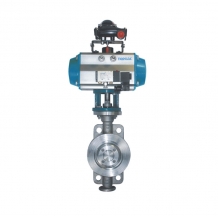 Pneumatic Double Action Cut-off Butterfly Valve