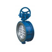 Double Eccentric Bidirectional Pressure Metal Hard Sealed Butterfly Valve