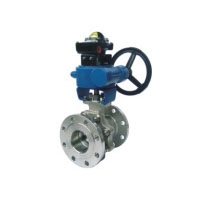 Manual Movable Hard Sealed O-type Ball Valve