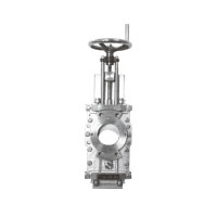 Manual hidden bar gate valve
