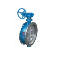 Tri-eccentric butterfly valve switch